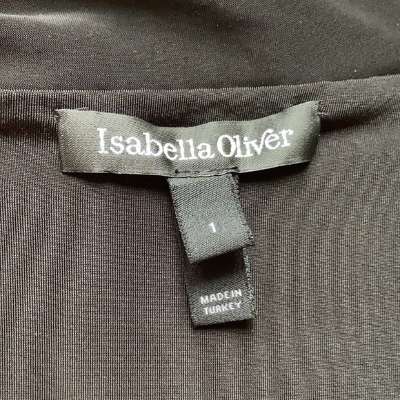 Isabella Oliver black one shoulder maternity dress - Picture 7 of 8